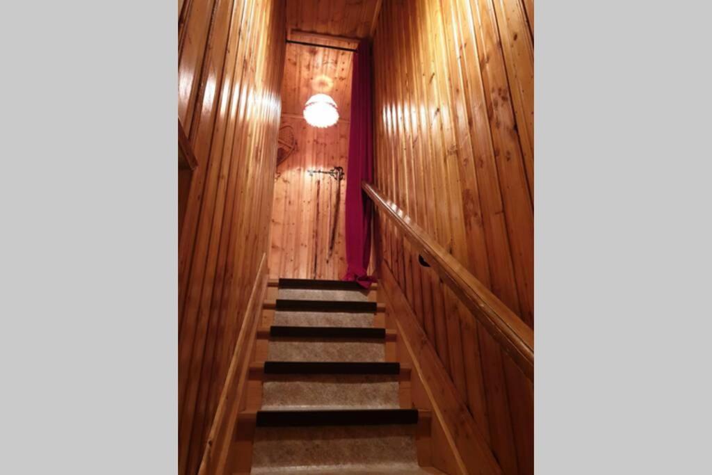Authentique Chalet Vue Sur Le Lac Et Les Pistes 베세-에-생타나스타시 외부 사진