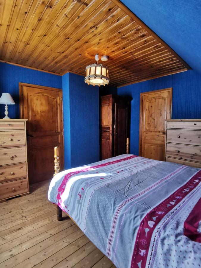 Authentique Chalet Vue Sur Le Lac Et Les Pistes 베세-에-생타나스타시 외부 사진